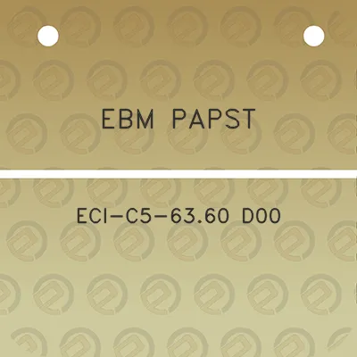 ebm-papst-eci-c5-6360-d00