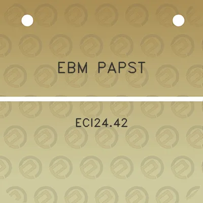 ebm-papst-eci2442