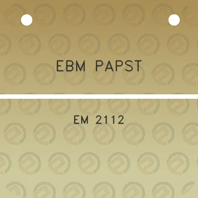 ebm-papst-em-2112