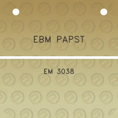 ebm-papst-em-3038