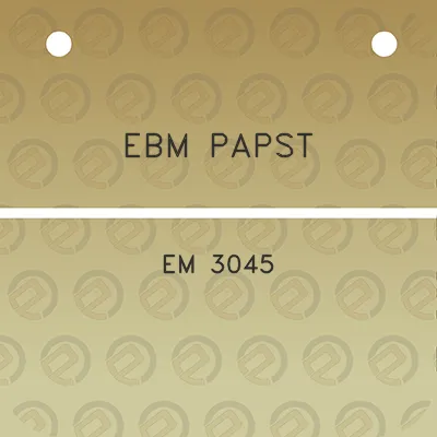 ebm-papst-em-3045