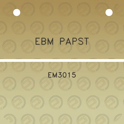 ebm-papst-em3015