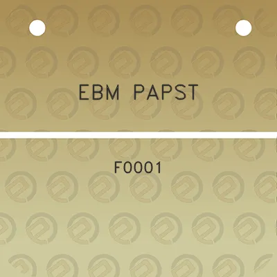 ebm-papst-f0001