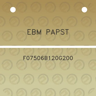 ebm-papst-f07506b120g200