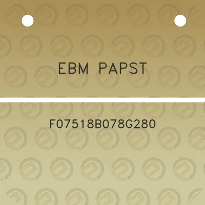 ebm-papst-f07518b078g280