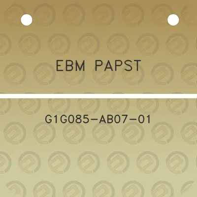 ebm-papst-g1g085-ab07-01