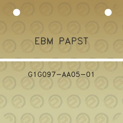 ebm-papst-g1g097-aa05-01