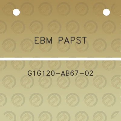 ebm-papst-g1g120-ab67-02