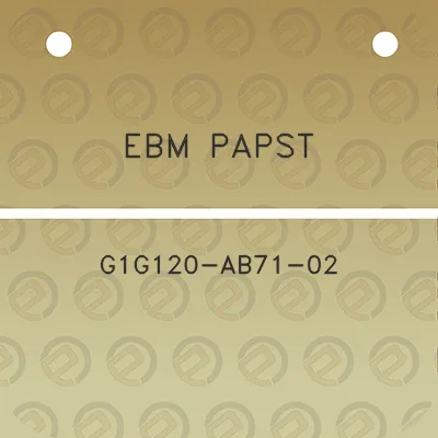 ebm-papst-g1g120-ab71-02