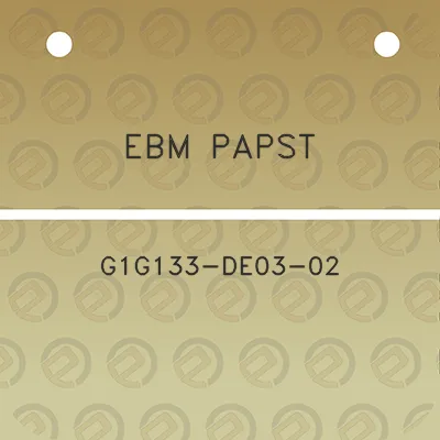 ebm-papst-g1g133-de03-02