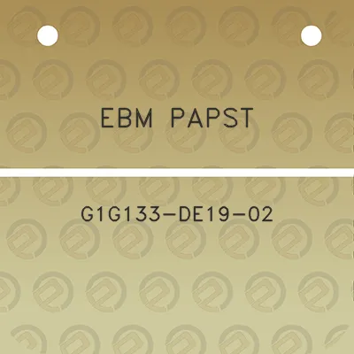 ebm-papst-g1g133-de19-02