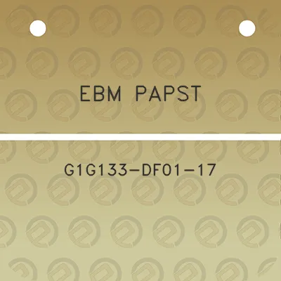 ebm-papst-g1g133-df01-17