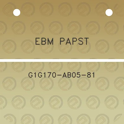 ebm-papst-g1g170-ab05-81