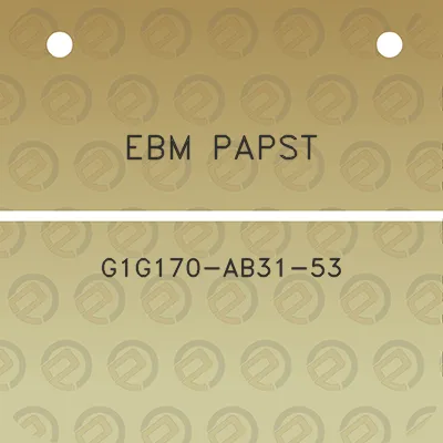 ebm-papst-g1g170-ab31-53