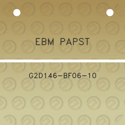 ebm-papst-g2d146-bf06-10