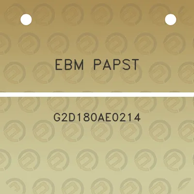 ebm-papst-g2d180ae0214