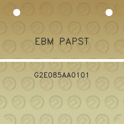 ebm-papst-g2e085aa0101