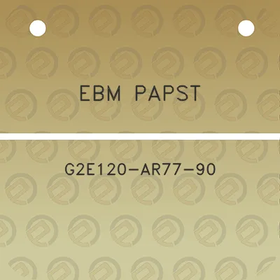 ebm-papst-g2e120-ar77-90