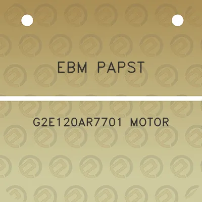 ebm-papst-g2e120ar7701-motor