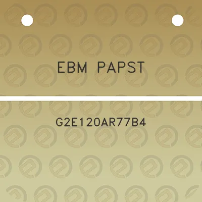 ebm-papst-g2e120ar77b4