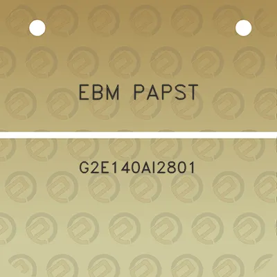 ebm-papst-g2e140ai2801