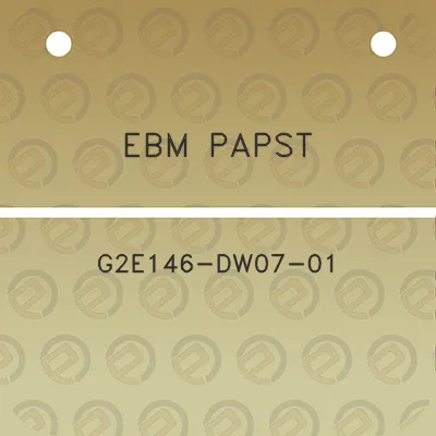 ebm-papst-g2e146-dw07-01