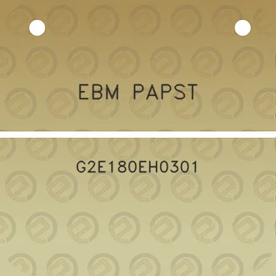 ebm-papst-g2e180eh0301