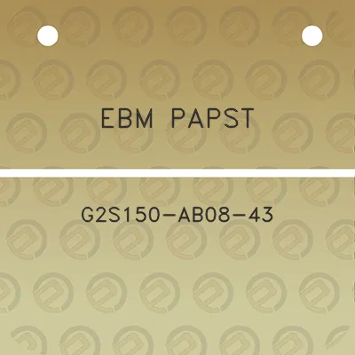 ebm-papst-g2s150-ab08-43