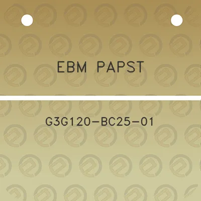 ebm-papst-g3g120-bc25-01