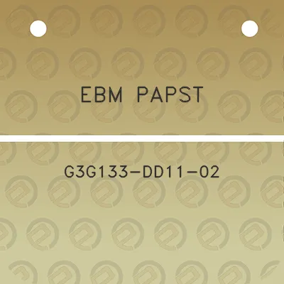 ebm-papst-g3g133-dd11-02