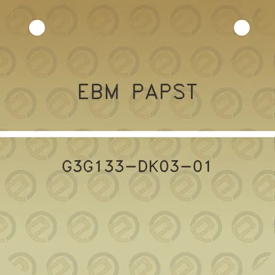 ebm-papst-g3g133-dk03-01