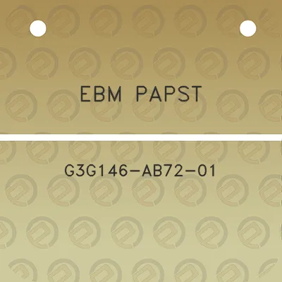 ebm-papst-g3g146-ab72-01