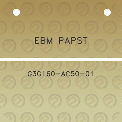 ebm-papst-g3g160-ac50-01