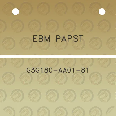 ebm-papst-g3g180-aa01-81