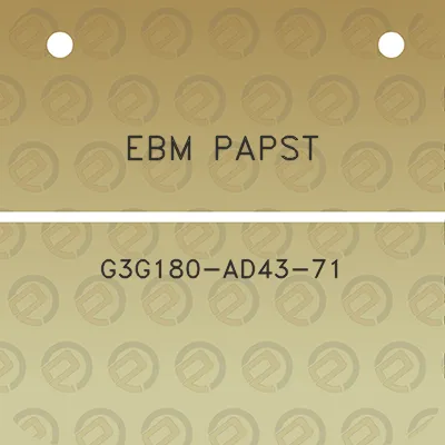 ebm-papst-g3g180-ad43-71