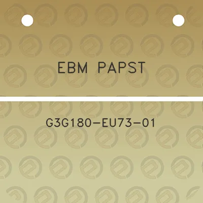 ebm-papst-g3g180-eu73-01