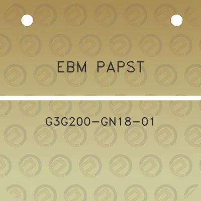 ebm-papst-g3g200-gn18-01