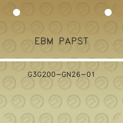 ebm-papst-g3g200-gn26-01