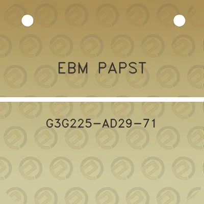 ebm-papst-g3g225-ad29-71