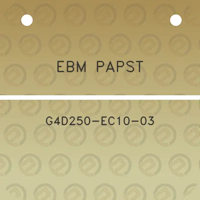 ebm-papst-g4d250-ec10-03