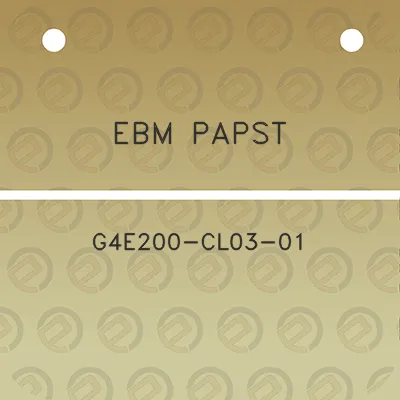 ebm-papst-g4e200-cl03-01