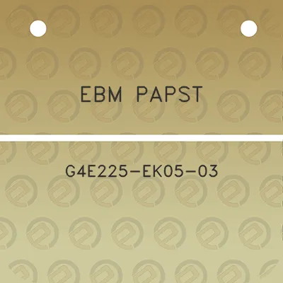 ebm-papst-g4e225-ek05-03