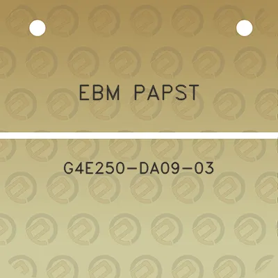 ebm-papst-g4e250-da09-03