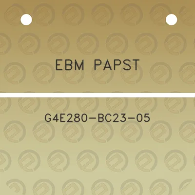 ebm-papst-g4e280-bc23-05