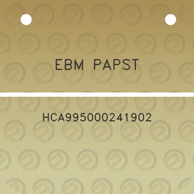 ebm-papst-hca995000241902