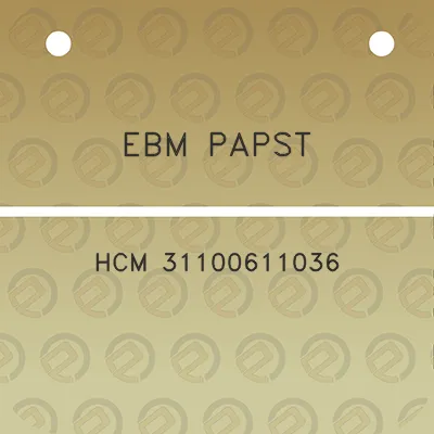 ebm-papst-hcm-31100611036