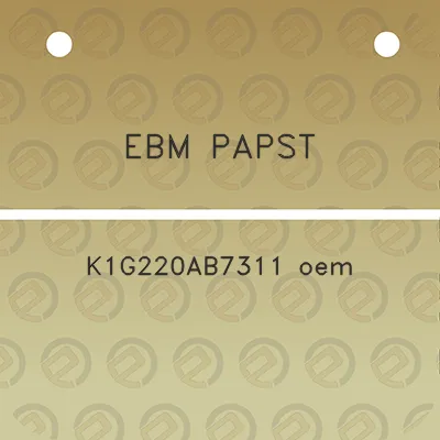 ebm-papst-k1g220ab7311-oem