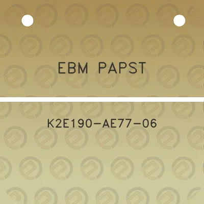 ebm-papst-k2e190-ae77-06