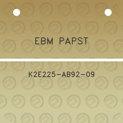 ebm-papst-k2e225-ab92-09