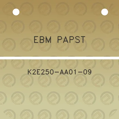 ebm-papst-k2e250-aa01-09